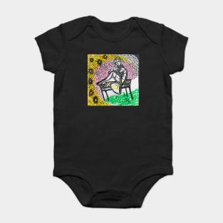 Claudette was no longer satisfied with just showing ankle Baby Bodysuit